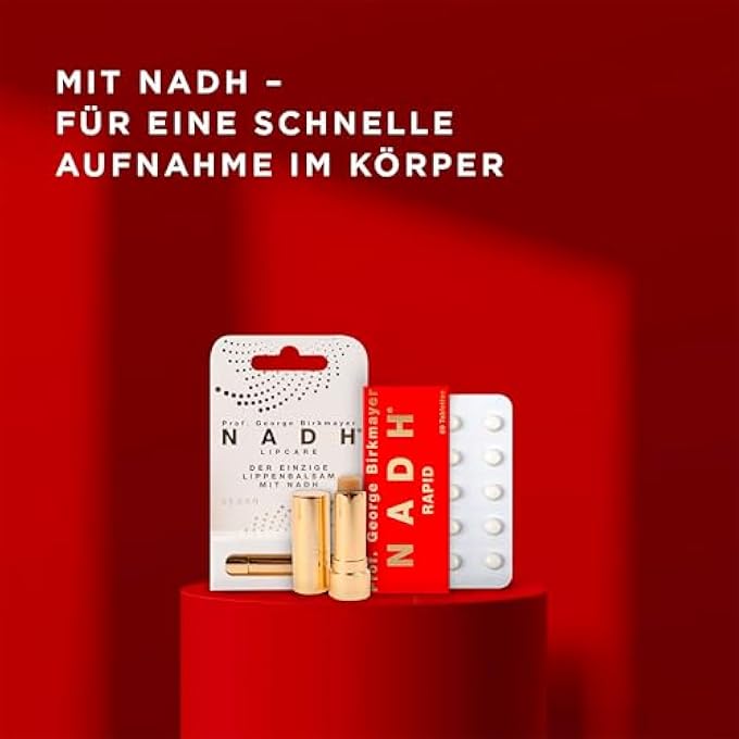 rayihni RAPID HIGH DOSE - 60 TABLETS + & LIP CARE SET - LOZENGES + NADH LIPCARE LIPSTICK LIP BALM FOR NOURISHED LIPS - Image 3